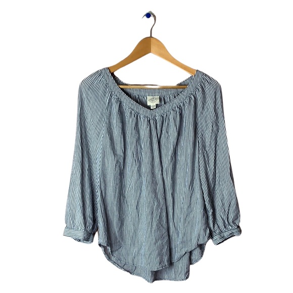 2-TONE LIGHT BLUE ‘St. John’s Bay’ TOP! - Picture 1 of 6